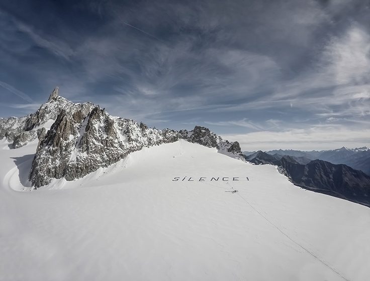 Silence ! Respectons le massif du Mont-Blanc